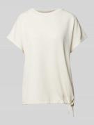 Soyaconcept T-Shirt mit 1/2-Arm Modell 'BANU' in Offwhite, Größe M