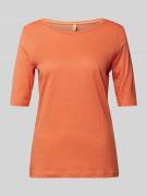 Soyaconcept T-Shirt mit Rundhalsausschnitt Modell 'Babette' in Orange,...