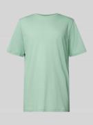 Mazine T-Shirt mit Label-Print Modell 'Stundon' in Mint, Größe S