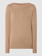 s.Oliver RED LABEL Pullover aus Viskose-Baumwoll-Mix in Sand Melange, ...