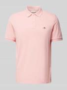 Gant Regular Fit Poloshirt mit Label-Stitching Modell 'SHIELD' in Pink...