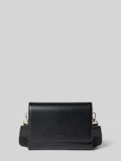 Seidenfelt Handtasche mit Label-Prägung Modell 'TOLITA' in Black, Größ...