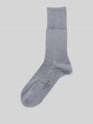 Falke Socken mit Label-Schriftzug Modell 'Tiago' in Hellgrau, Größe 43...