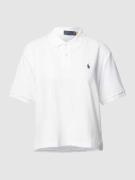 Polo Ralph Lauren Poloshirt mit Logo-Stitching in Weiss, Größe XL