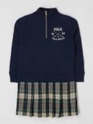 Polo Ralph Lauren Teens Kleid im 2-in-1-Look in Marine, Größe 164