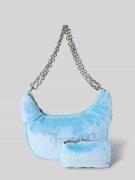 Juicy Couture Hobo Bag mit Ziersteinbesatz Modell 'KIMBERLY' in Aqua, ...