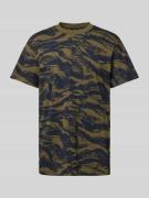 G-Star Raw T-Shirt mit Camouflage-Muster Modell 'Tiger' in Oliv, Größe...