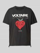Zadig & Voltaire T-Shirt mit Label- und Statement-Print Modell 'TOMMER...