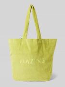 Mazine Shopper mit Label-Stitching Modell 'Onna' in Gruen, Größe One S...