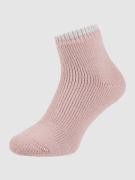 Falke Socken mit Alpaka-Anteil Modell 'Cosy Plush' in Rose Melange, Gr...