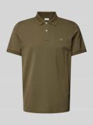 Gant Regular Fit Poloshirt mit Label-Stitching Modell 'SHIELD' in Oliv...