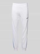 Nike Sweatpants mit Label-Stitching in Weiss, Größe XS