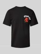 MARKET T-Shirt mit Rundhalsausschnitt Modell 'FRAGILE' in Black, Größe...