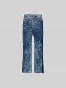 Diesel Jeans mit seitlichem Reißverschluss in Blau, Größe 28