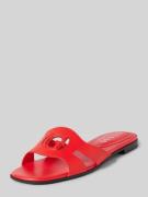 Guess Slides mit Label-Detail Modell 'CIELLA' in Rot, Größe 36