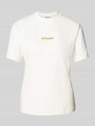 Sixth June T-Shirt mit Label-Print Modell 'AZULEJOS' in Weiss, Größe X...