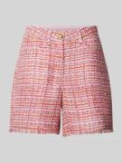 Smith and Soul Shorts in Bouclé-Optik in Koralle, Größe S