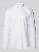 BOSS Regular Fit Business-Hemd mit Kentkragen Modell 'Hank' in Weiss, ...