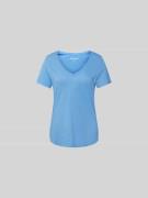 Juvia T-Shirt mit V-Ausschnitt in Bleu, Größe S