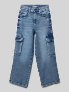 s.Oliver RED LABEL Regular Fit Jeans mit Cargotaschen in Blau, Größe 1...