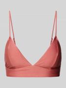 Barts Bralette-Bikini-Oberteil mit breitem Bund Modell 'Isla' in Rostr...