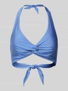 Barts Bikini-Oberteil mit Knotendetail Modell 'Isla' in Blau, Größe 36