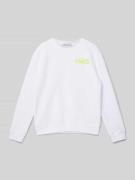 Calvin Klein Jeans Sweatshirt mit Label-Details Modell 'TERRY' in Weis...