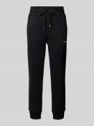 Versace Jeans Couture Tapered Fit Sweatpants mit Label-Badge in Black,...