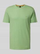 BOSS Orange Slim Fit Poloshirt mit Label-Detail Modell 'Tegood' in Hel...