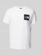The North Face T-Shirt mit Label-Print Modell 'FINE' in Black, Größe M