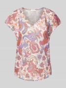 Christian Berg Woman T-Shirt mit Paisley-Muster in Offwhite, Größe 36