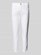 Angels Slim Fit Jeans mit Knopfverschluss in Weiss, Größe 38