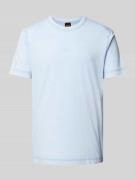 BOSS Orange T-Shirt mit Label-Print Modell 'Tokks' in Hellblau, Größe ...