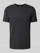 BOSS Orange T-Shirt mit Label-Print Modell 'Tokks' in Black, Größe M