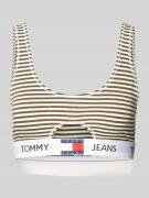 TOMMY HILFIGER Bralette mit Cut Out in Oliv, Größe XS