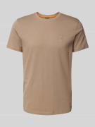 BOSS Orange T-Shirt mit Label-Detail Modell 'Tales' in Beige, Größe S