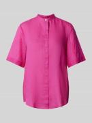 BOSS Orange Hemdbluse mit Maokragen Modell 'Befelina' in Pink, Größe 3...