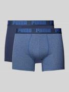 Puma Trunks mit Label-Detail im 2er-Pack in Jeansblau, Größe S