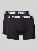 Puma Trunks mit Label-Detail im 2er-Pack in Black, Größe M