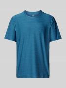 Joy T-Shirt in melierter Optik Modell 'VITUS' in Petrol, Größe 48