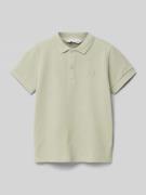 Mango Regular Fit Poloshirt mit Label-Stitching Modell 'javier' in Ecr...