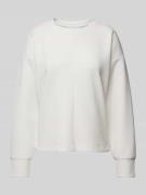 OPUS Sweatshirt in unifarbenem Design Modell 'Golone' in Offwhite, Grö...