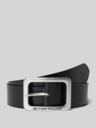 Tom Tailor Ledergürtel in unifarbenem Design Modell 'EVE' in Black, Gr...