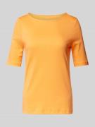 Christian Berg Woman T-Shirt aus reiner Baumwolle in Orange, Größe 36
