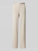 Marc O'Polo Stoffhose mit elastischem Bund in Beige, Größe S