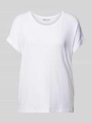 Only T-Shirt mit Rundhalsausschnitt Modell 'MOSTER' in Weiss, Größe S