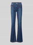 MAC Bootcut Jeans mit Eingrifftaschen in Dunkelblau, Größe 38/32