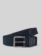 Lloyd Men's Belts Gürtel in Flecht-Optik in Marine, Größe 90