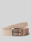 Lloyd Men's Belts Ledergürtel mit Dornschließe in Sand, Größe 100