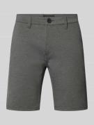 Blend Regular Fit Shorts mit Eingrifftaschen in Graphit, Größe S